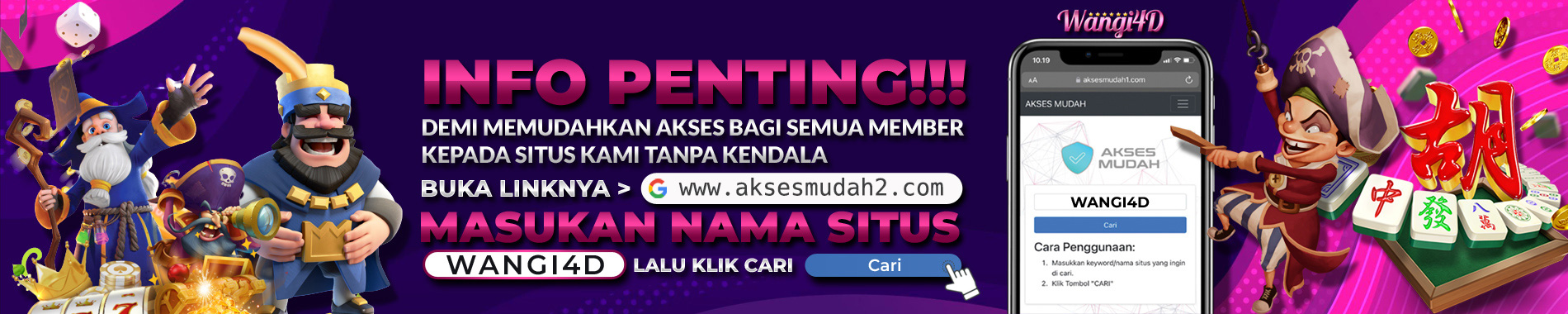 Informasi Member Wangi4D 